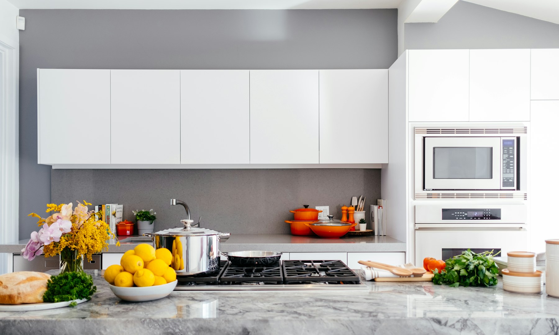 Modern kitchen with premium appliances